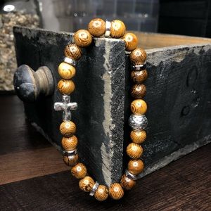 Wood Bead Bracelet WD004